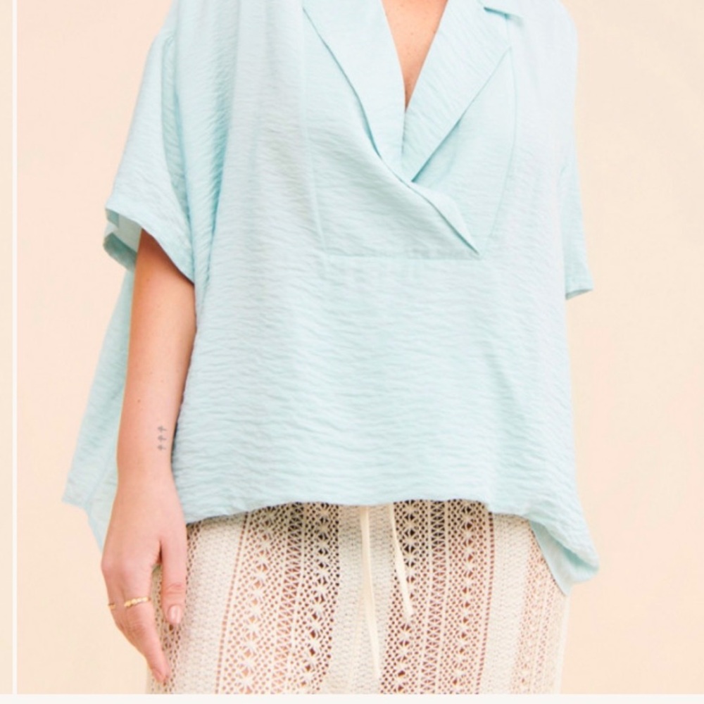 Light Blue Women's Top